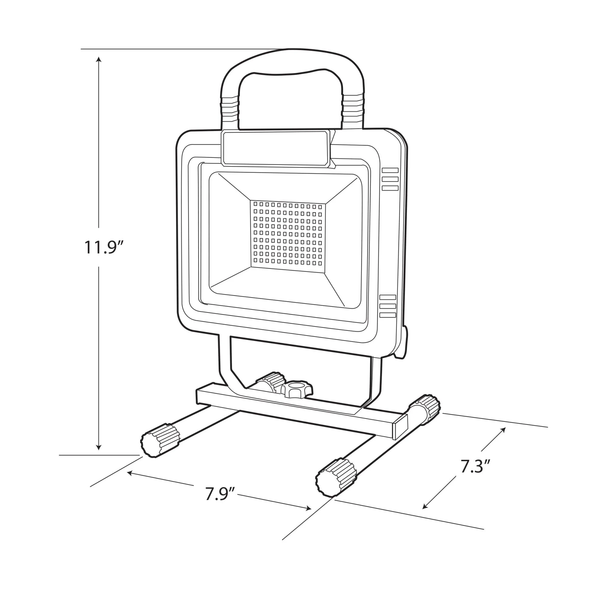 3000 Lumens Plug-in LED Worklight