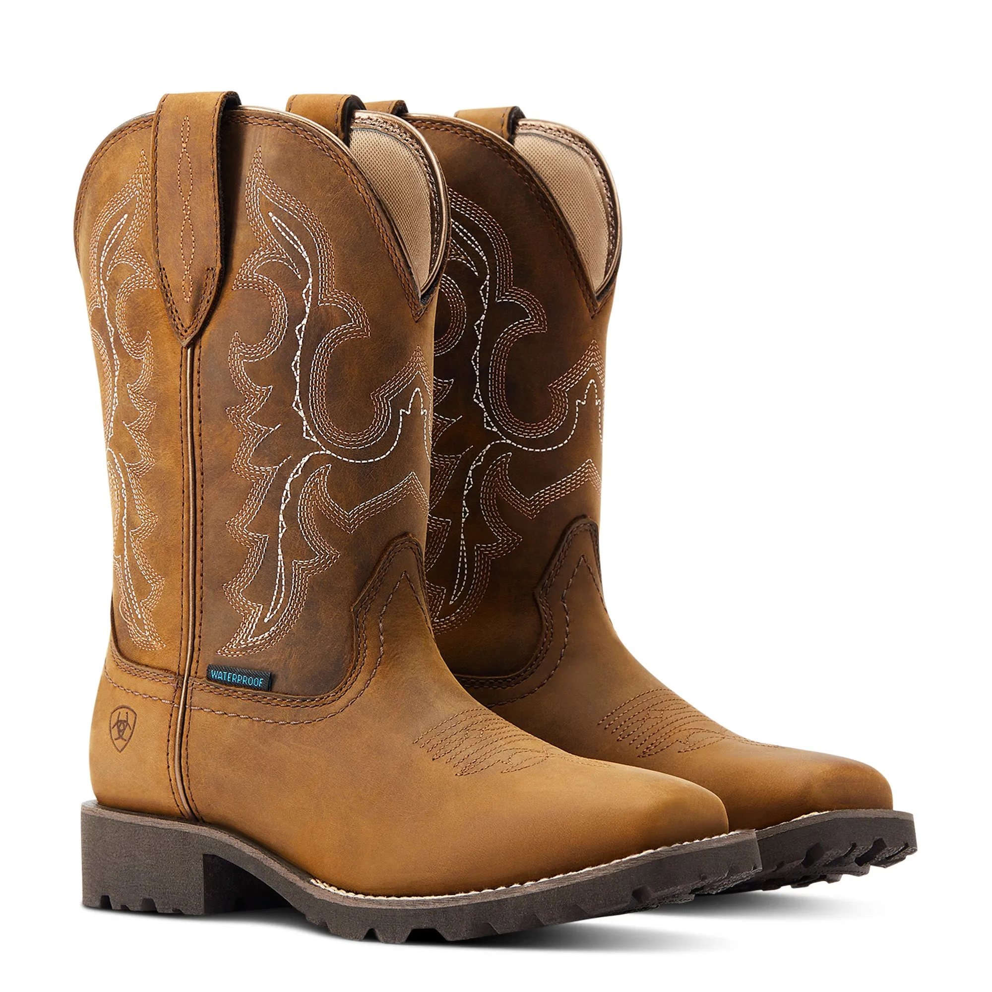 Ariat Ladies Unbridled‚Ñ¢ Rancher H2O Oily Distressed Tan Boots 10044437
