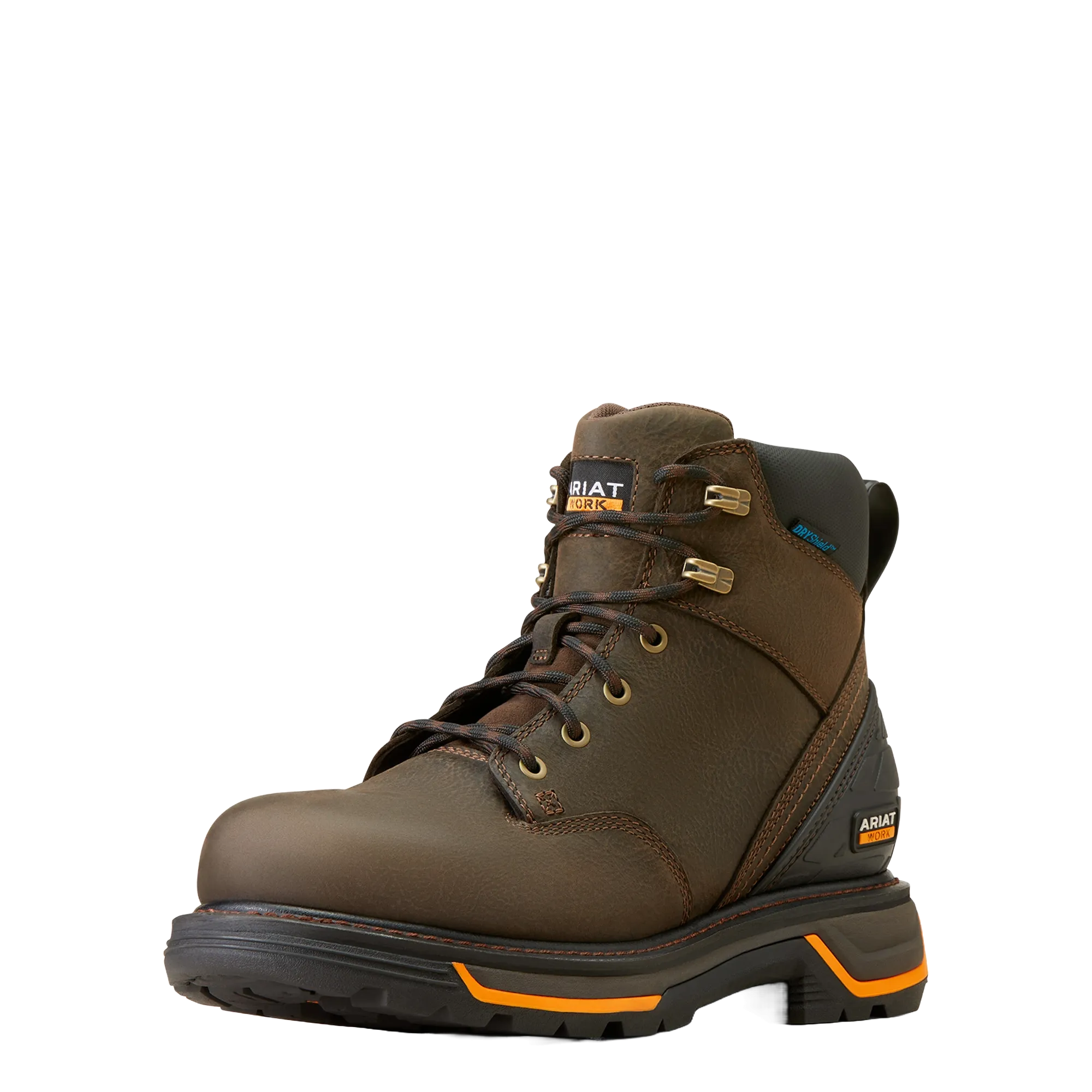 Ariat Men's Big Rig 6" Iron Coffee Waterproof Work Boot 10042551
