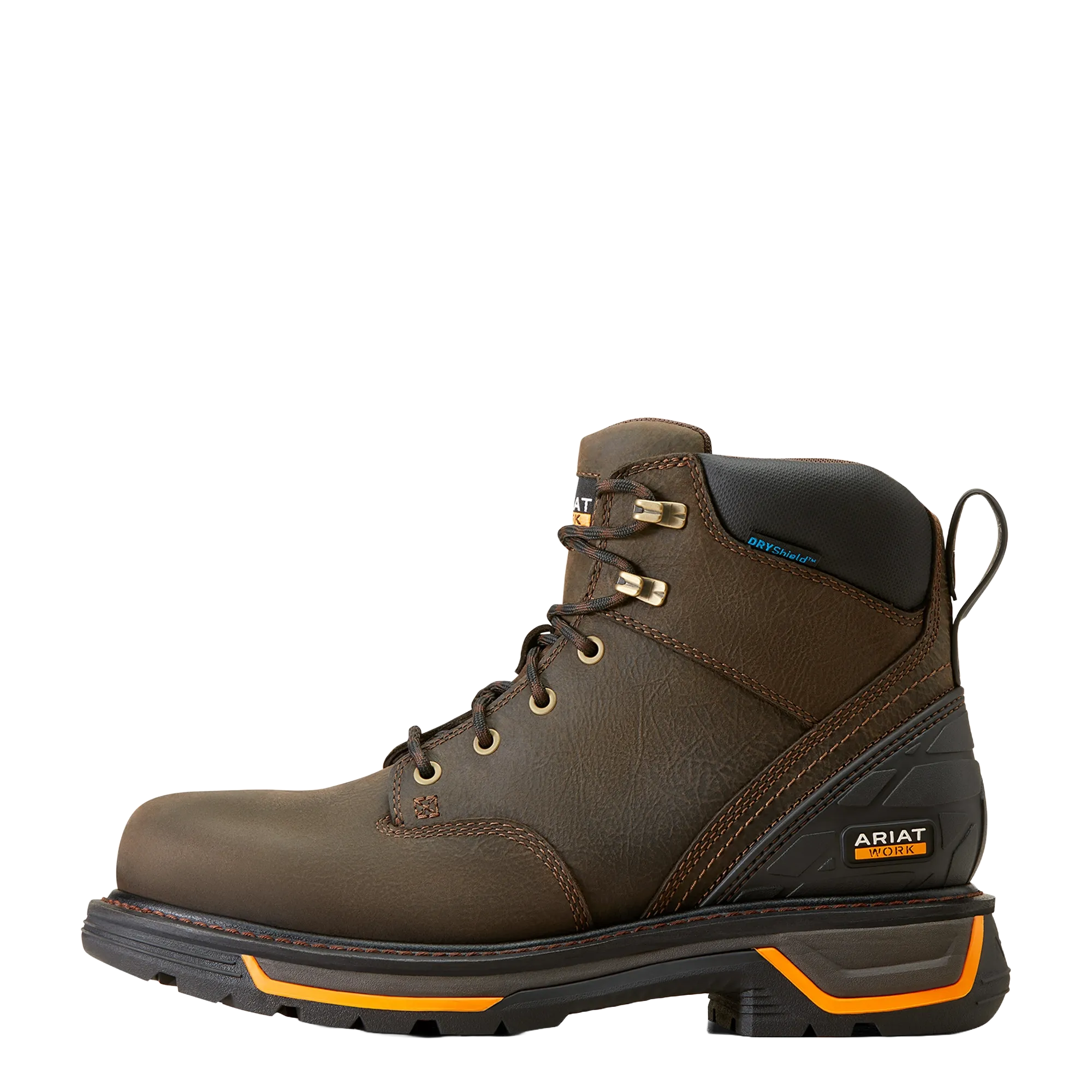 Ariat Men's Big Rig 6" Iron Coffee Waterproof Work Boot 10042551