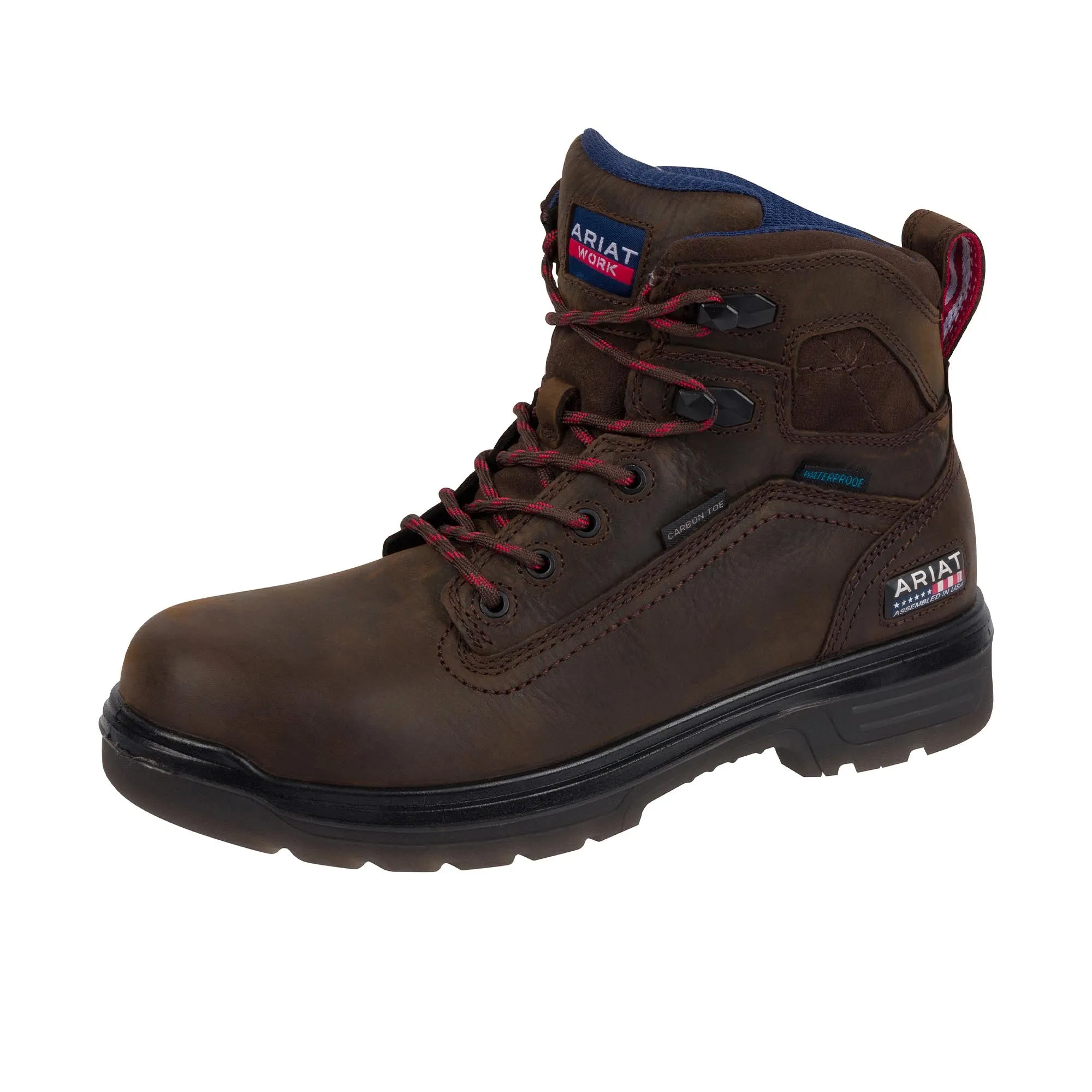 Ariat Turbo 6 Inch USA Assembled Carbon Fiber Toe Rich Brown