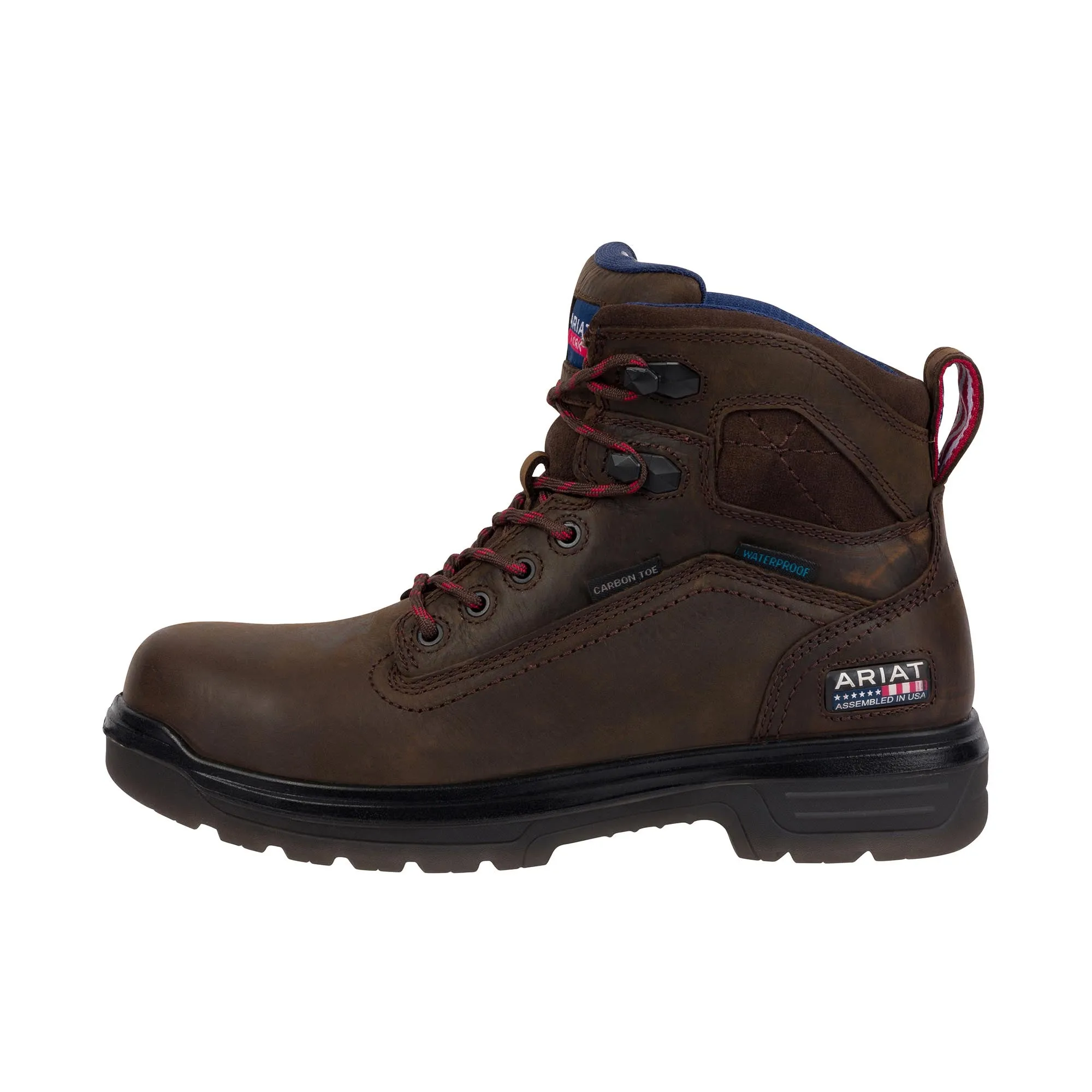 Ariat Turbo 6 Inch USA Assembled Carbon Fiber Toe Rich Brown