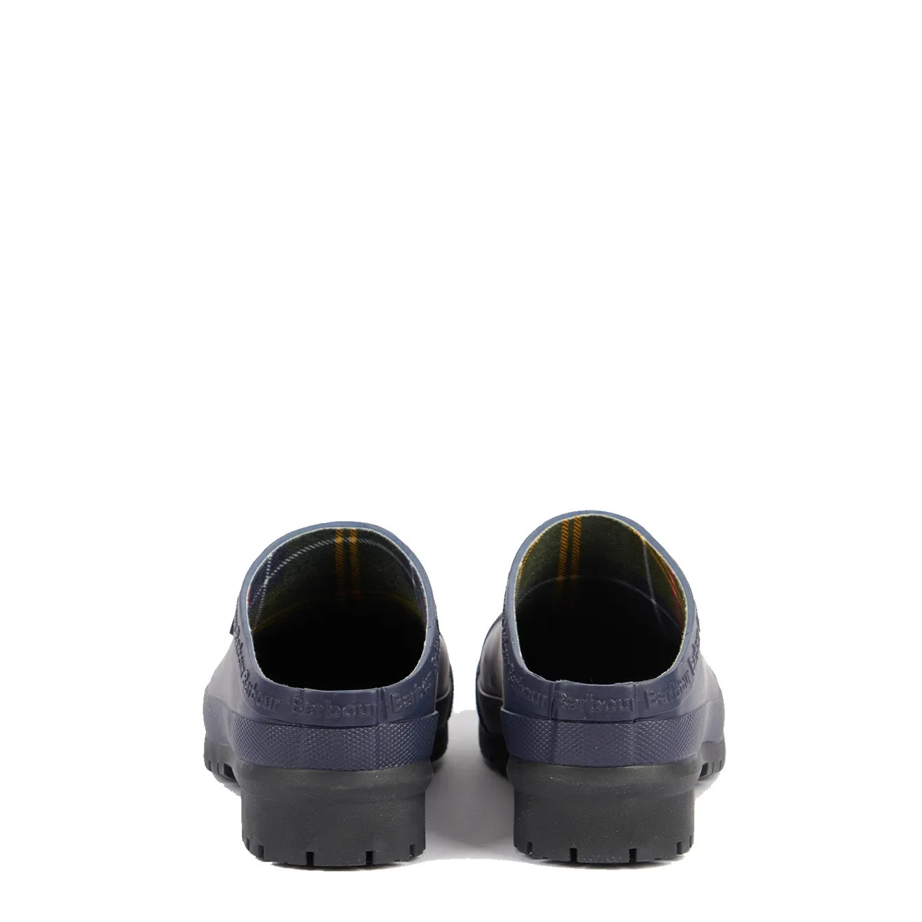 Barbour Womens Quinn Slip On Clog Wellington Navy