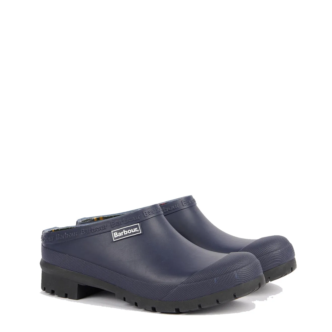Barbour Womens Quinn Slip On Clog Wellington Navy