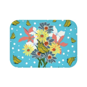 Bath Mat Floral Bouquet