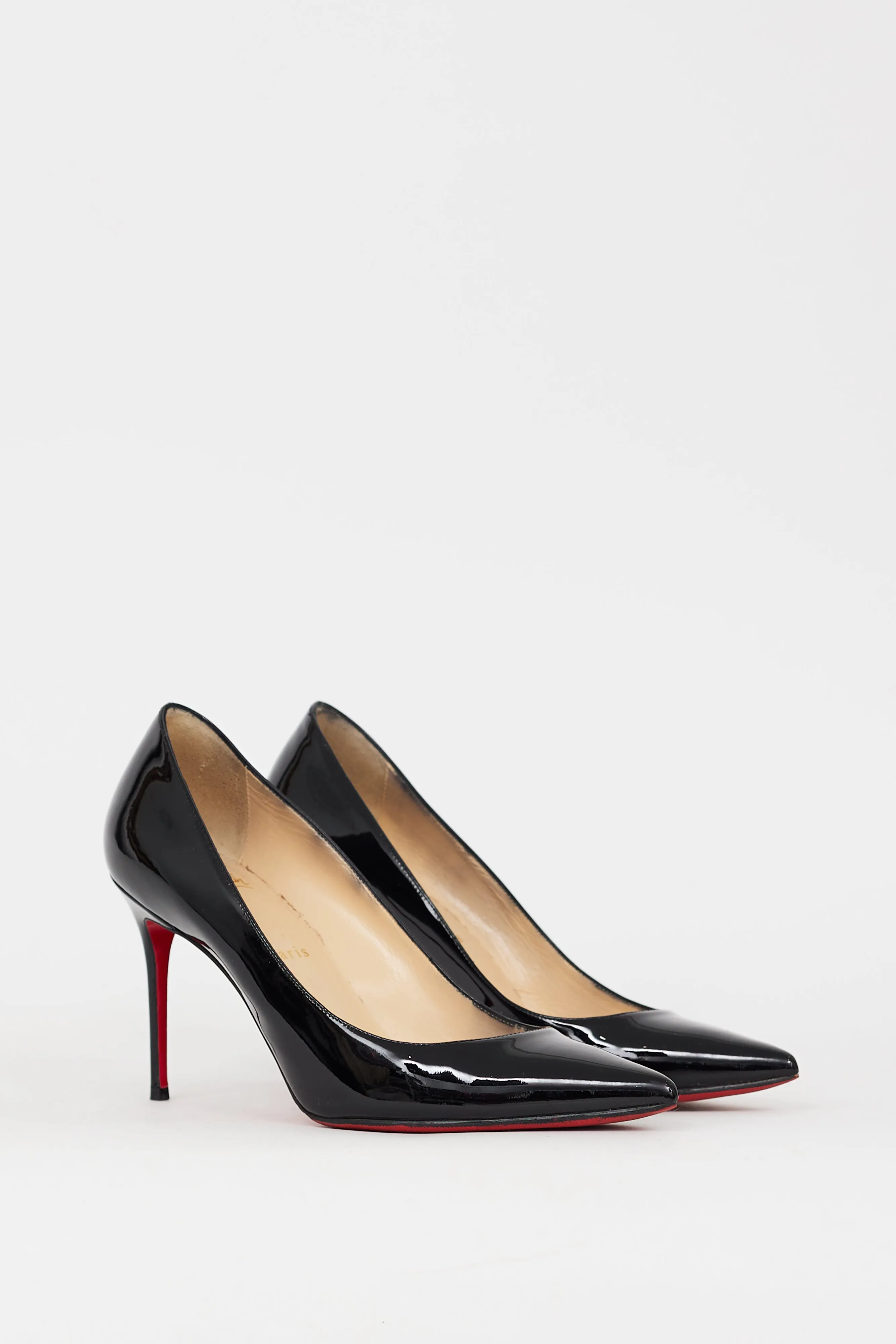 Black Patent Leather Décolleté 554 100 Pump