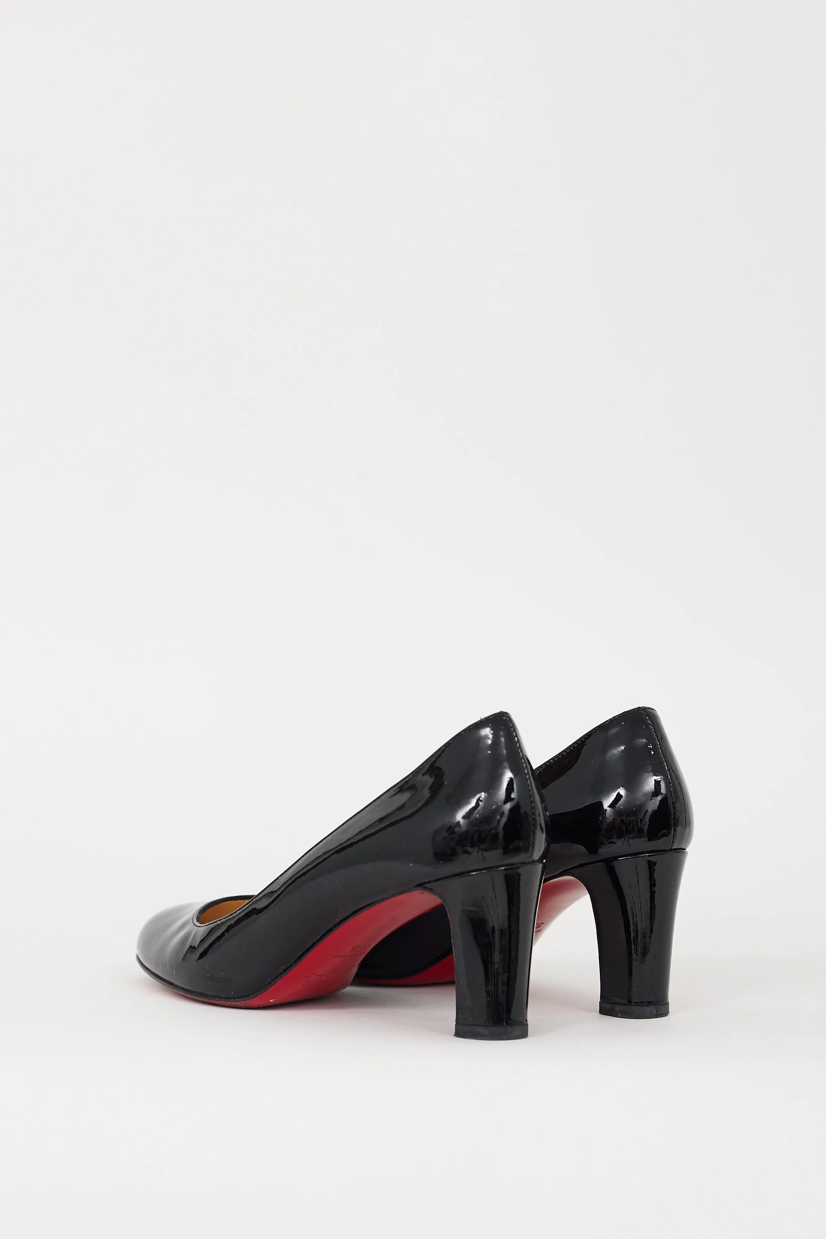 Black Patent Leather Lady Gena Pump