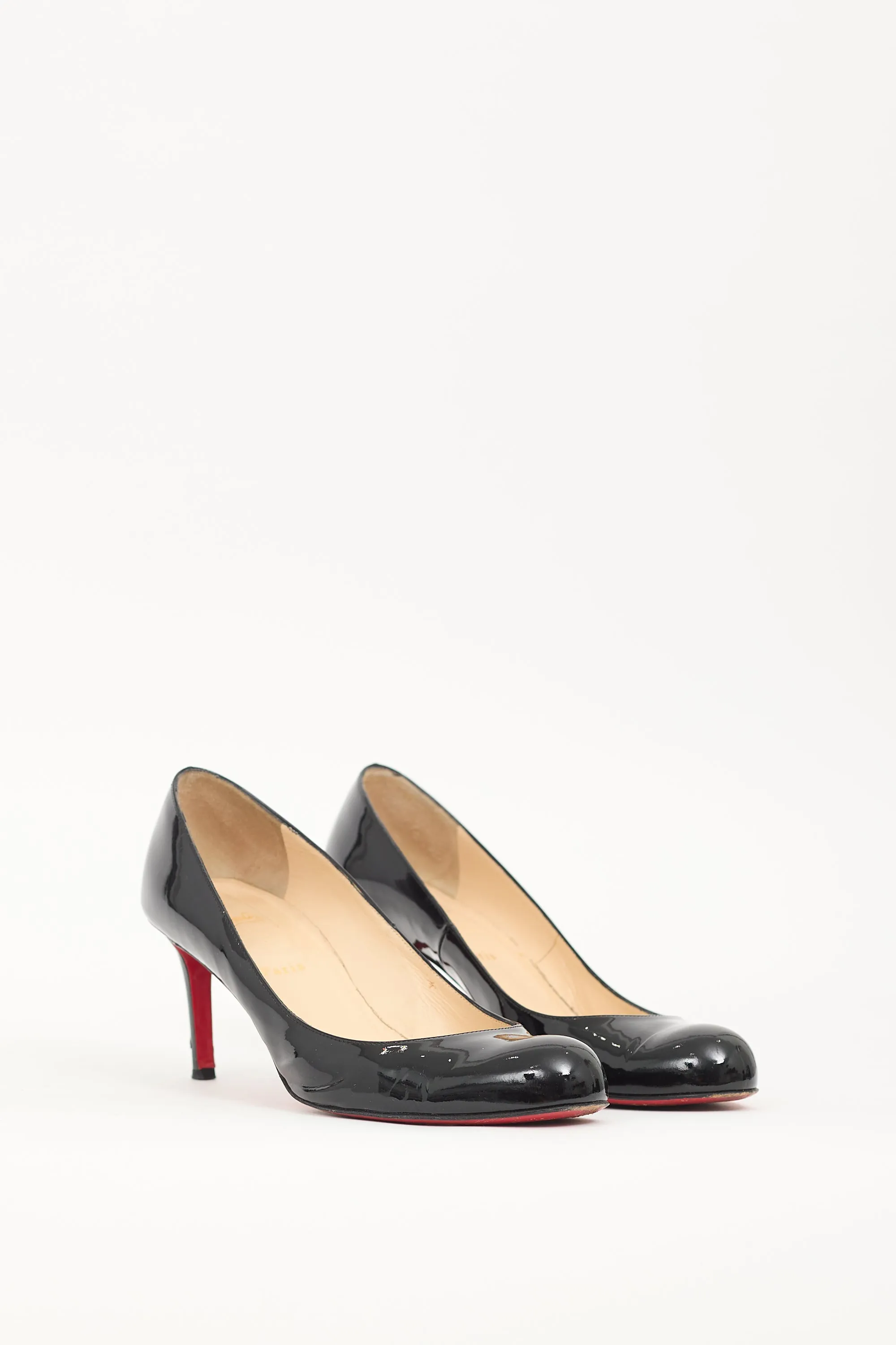Black Patent Leather Simple Pump