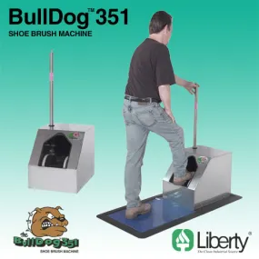 Bull Dog® Stainless Steel Shoe Brush Machine
