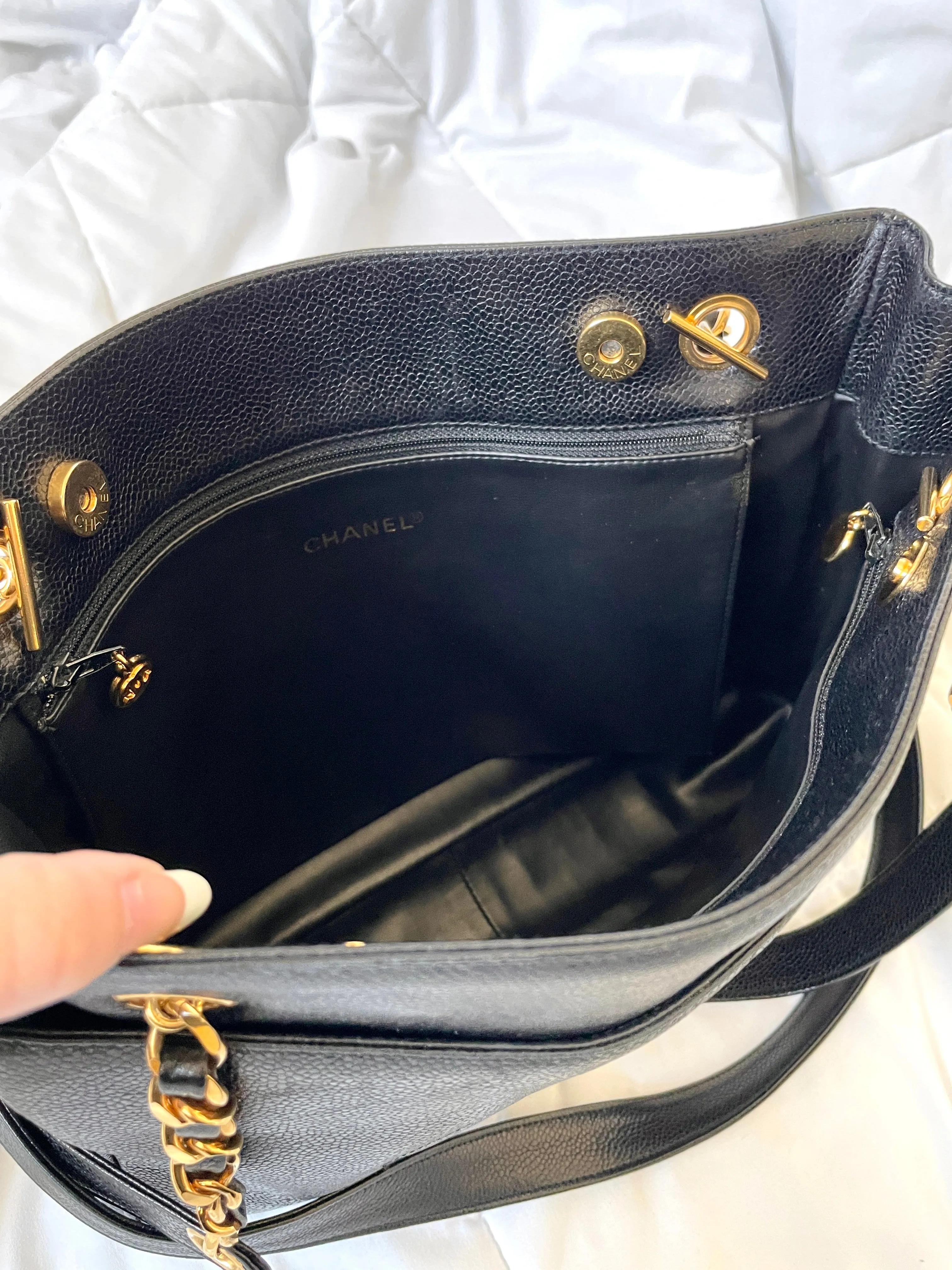 Chanel Caviar Tote Bag