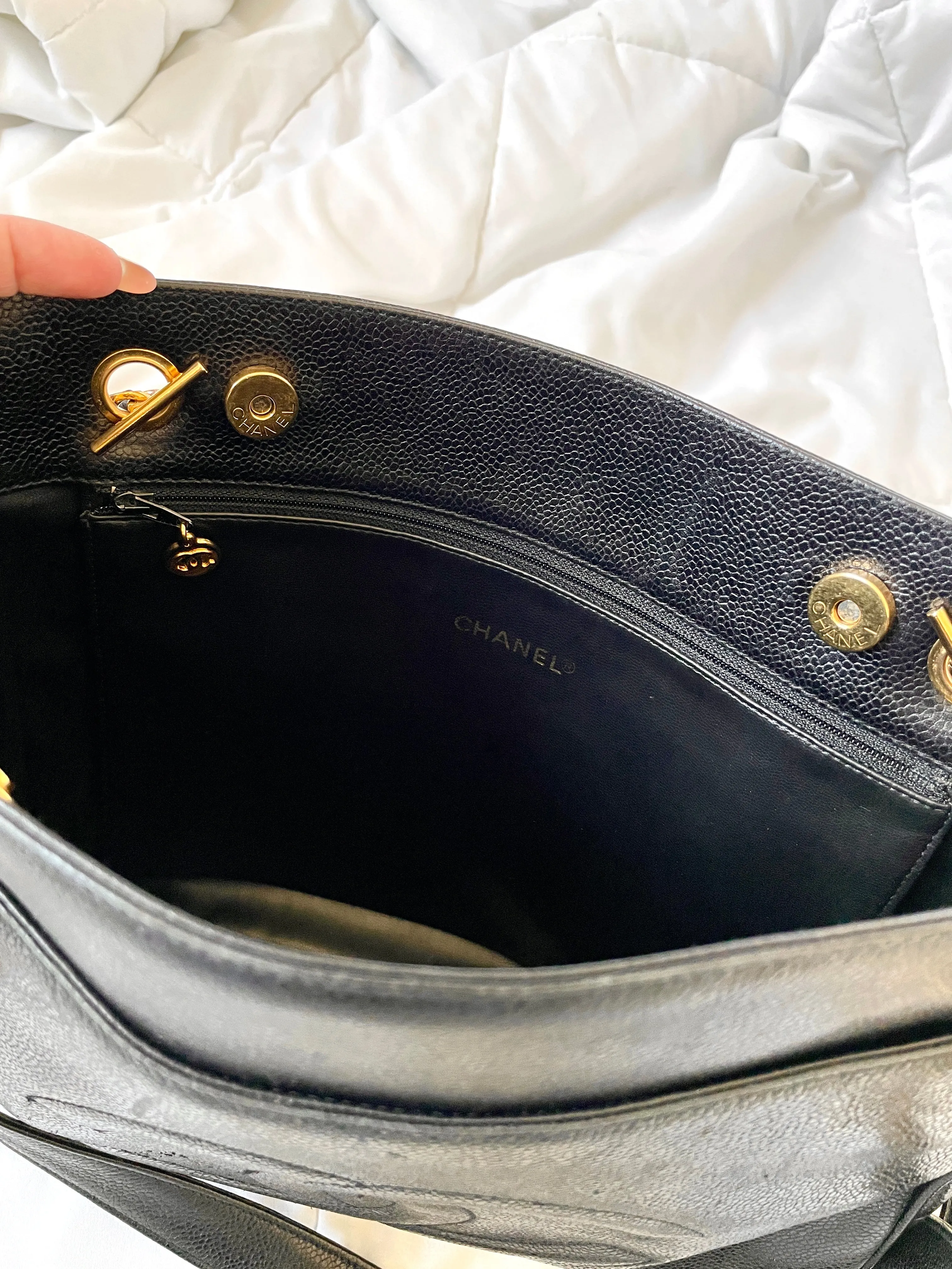Chanel Caviar Tote Bag