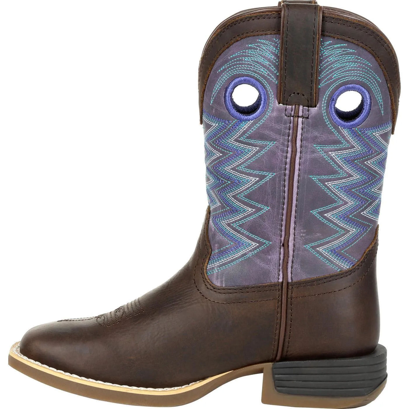 Durango Lil' Rebel Pro Big Kid's Amethyst Western Boot