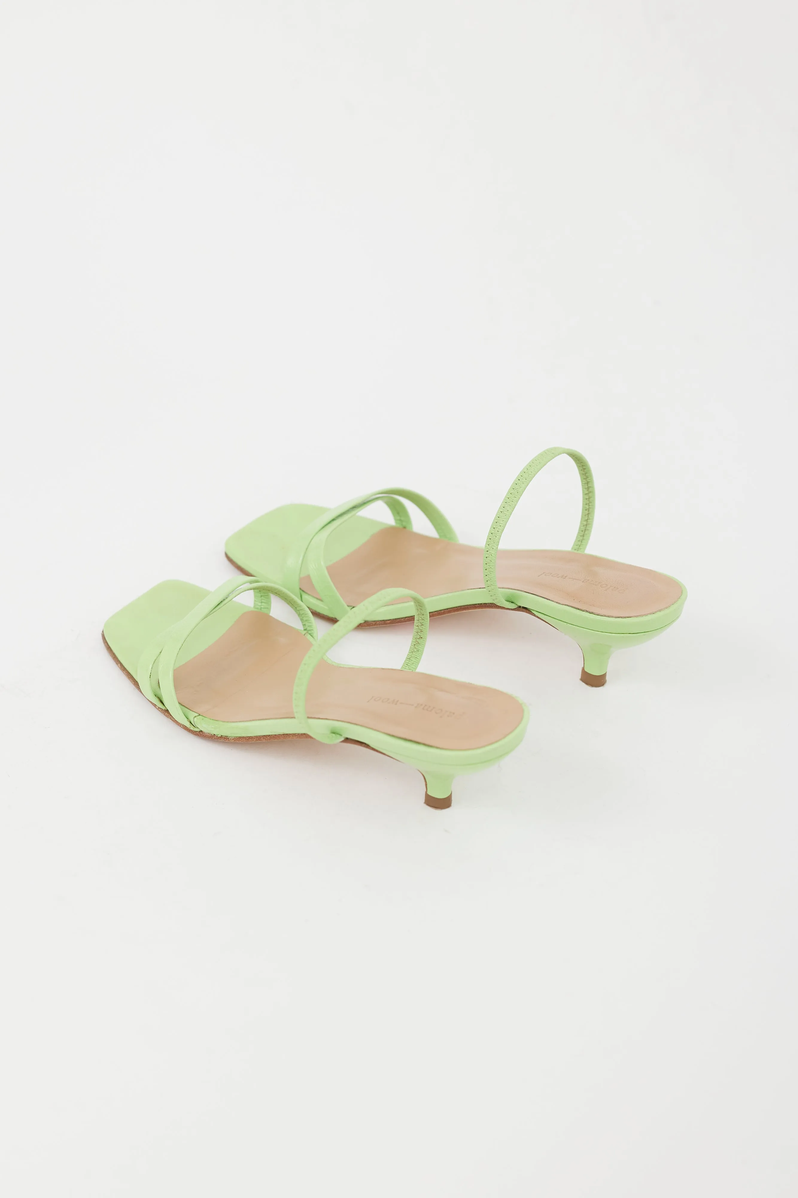 Green Patent Leather Sandal