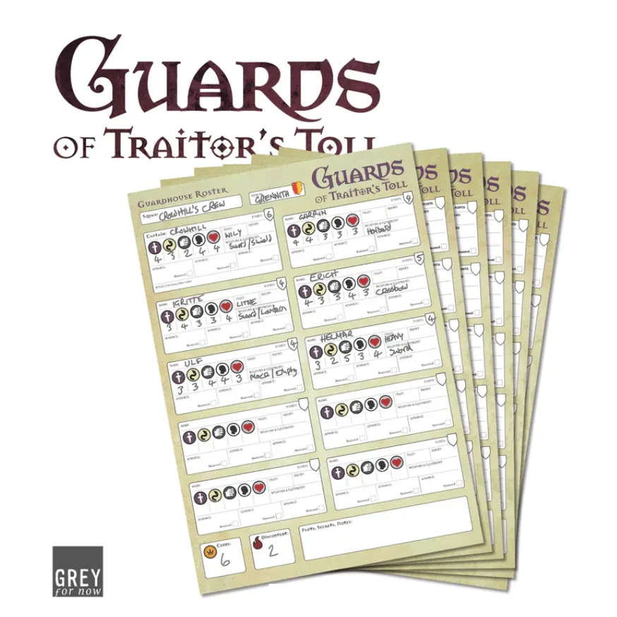 Guardhouse Roster – Guards of Traitor's Toll