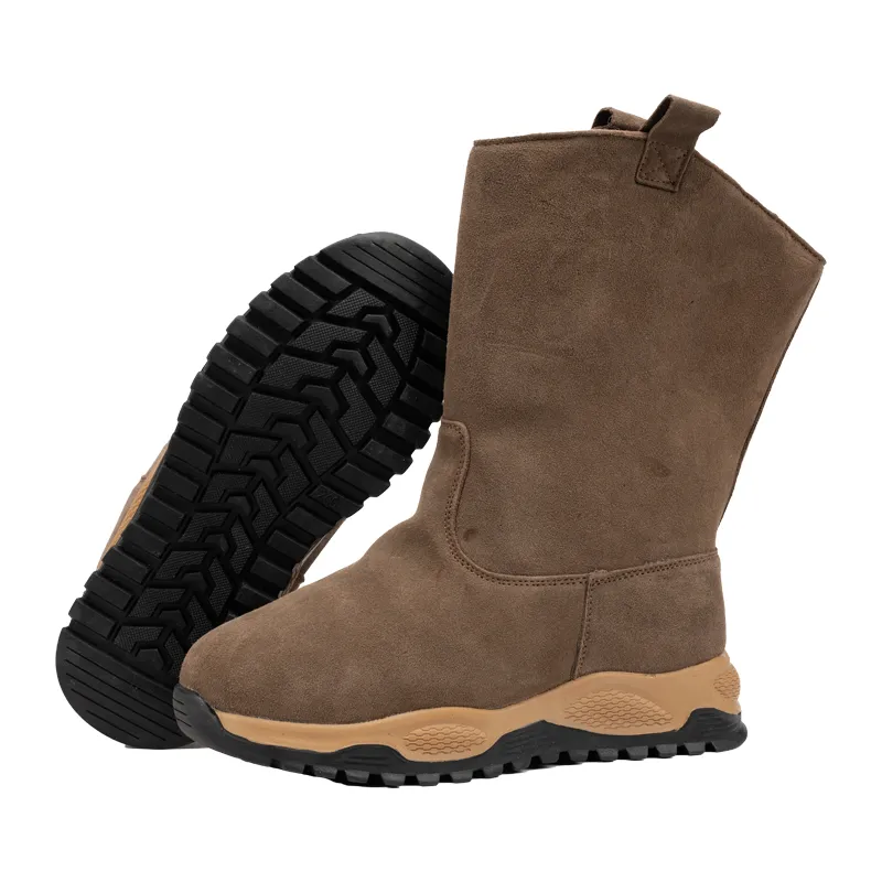 High Ankle Leather Safety Boots for Winter(GM-M24104)