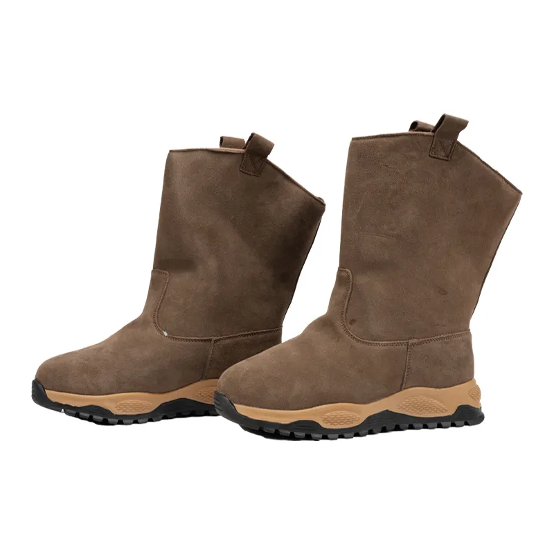 High Ankle Leather Safety Boots for Winter(GM-M24104)