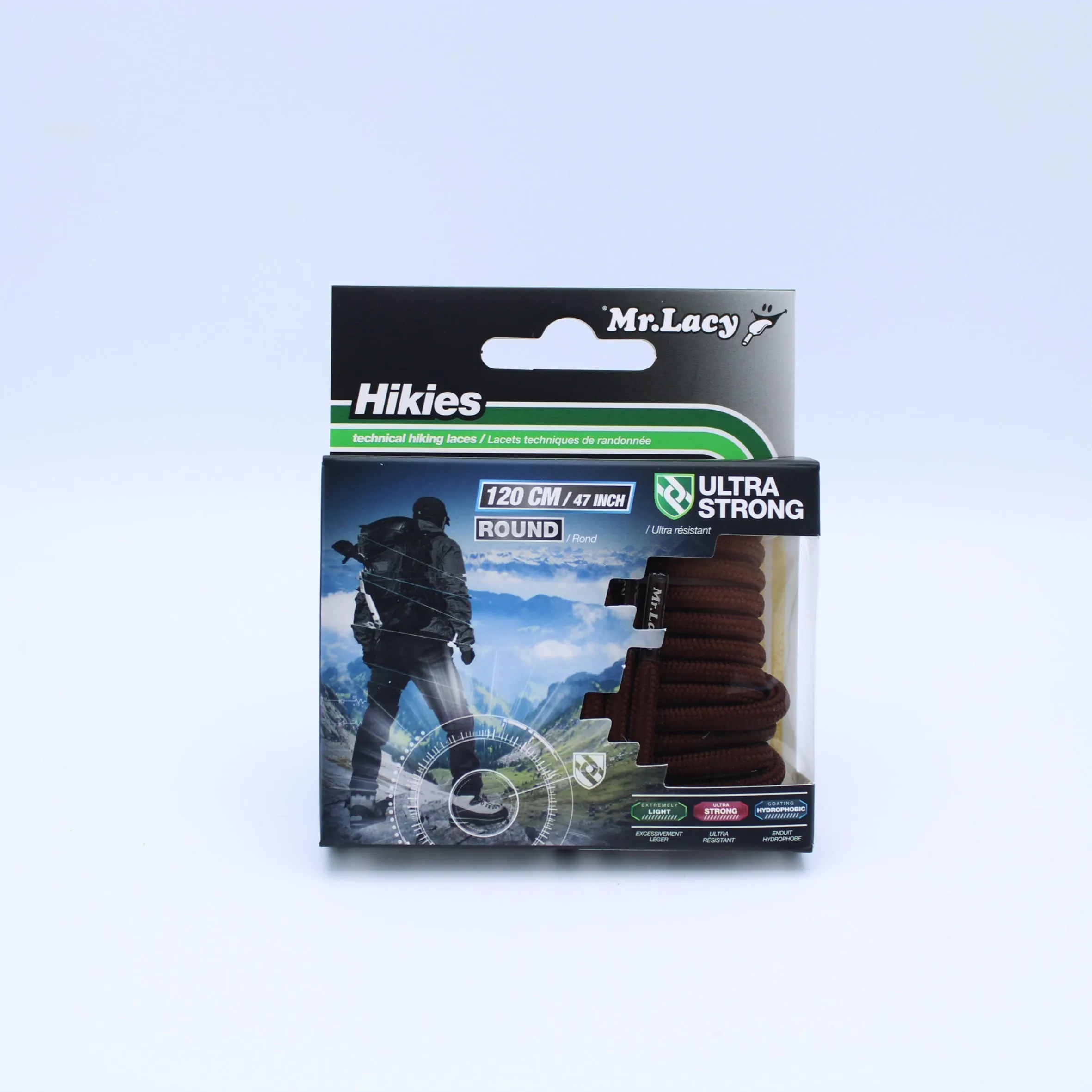 Hikies Round Boot Laces · Dark Brown