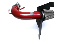 HPS Red Shortram Air Intake   Heat Shield for 2015-2017 Ford Mustang GT V8 5.0L