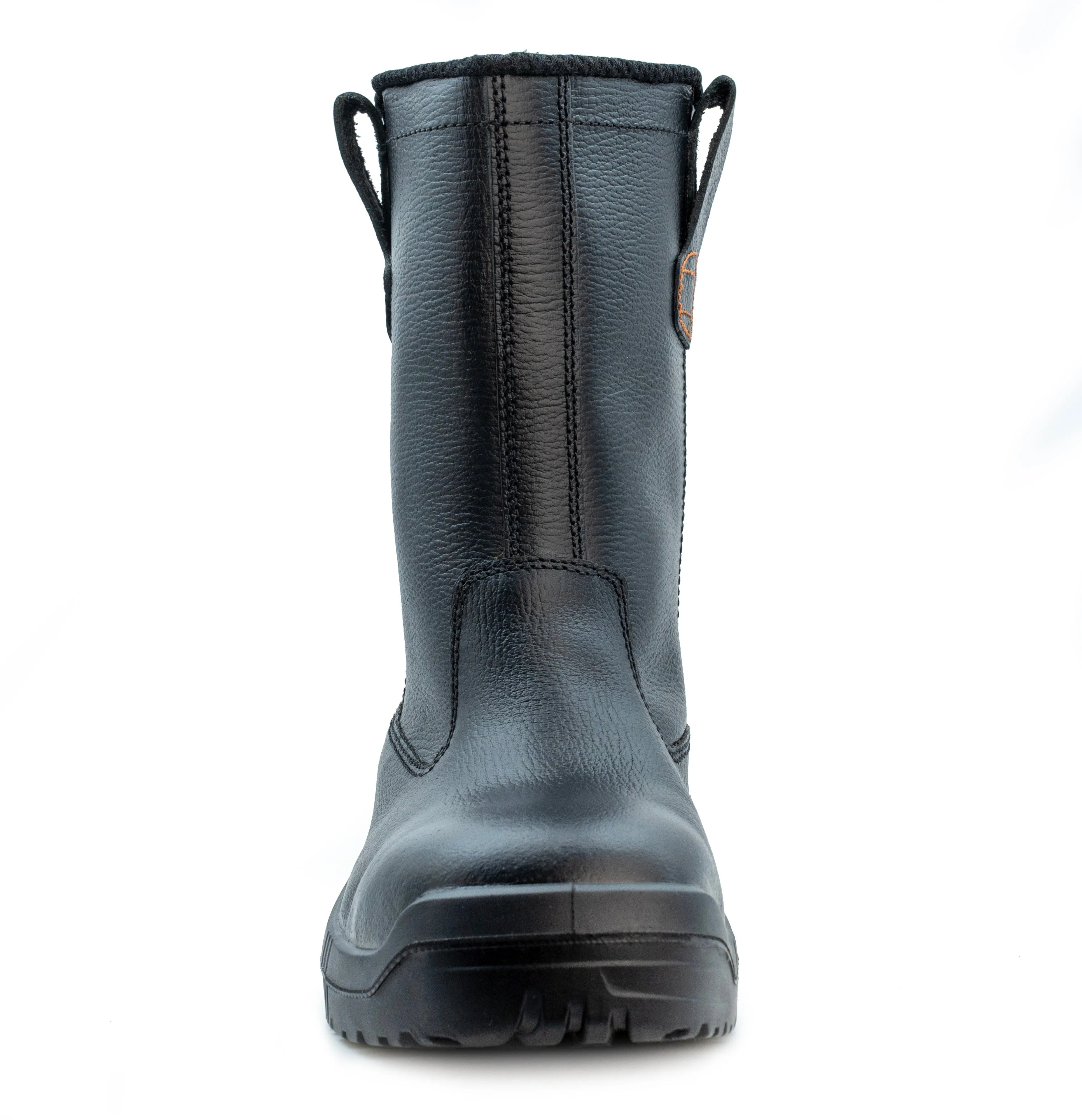 KING'S Black Rigger Side Pull-up High Cut Safety Shoes Boots | Model : KWD205