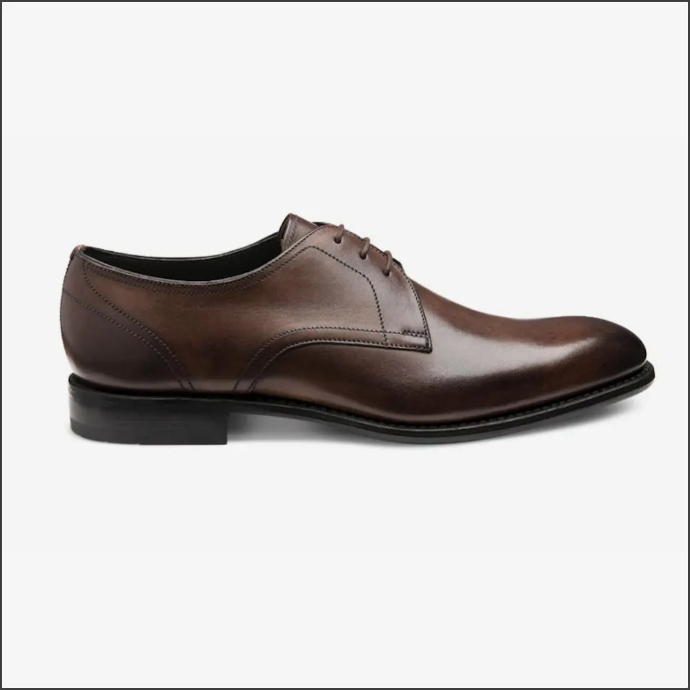 Loake Atherton Dark Brown Calf Leather shoe--