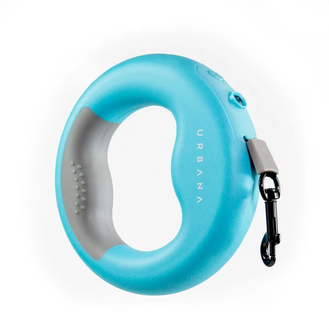 Matte Black Retractable Leash