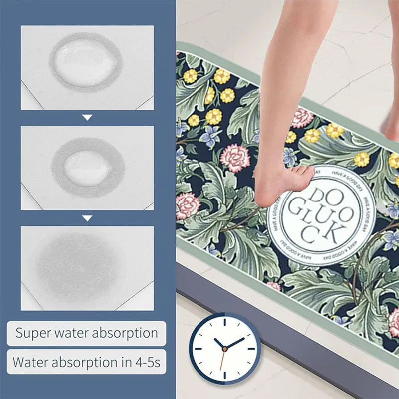 💐Non-Slip Super Absorbent Oval Bathroom Mat💐