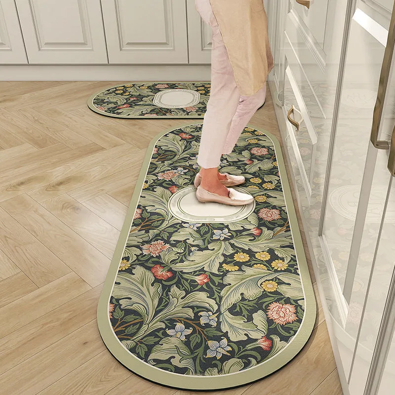 💐Non-Slip Super Absorbent Oval Bathroom Mat💐