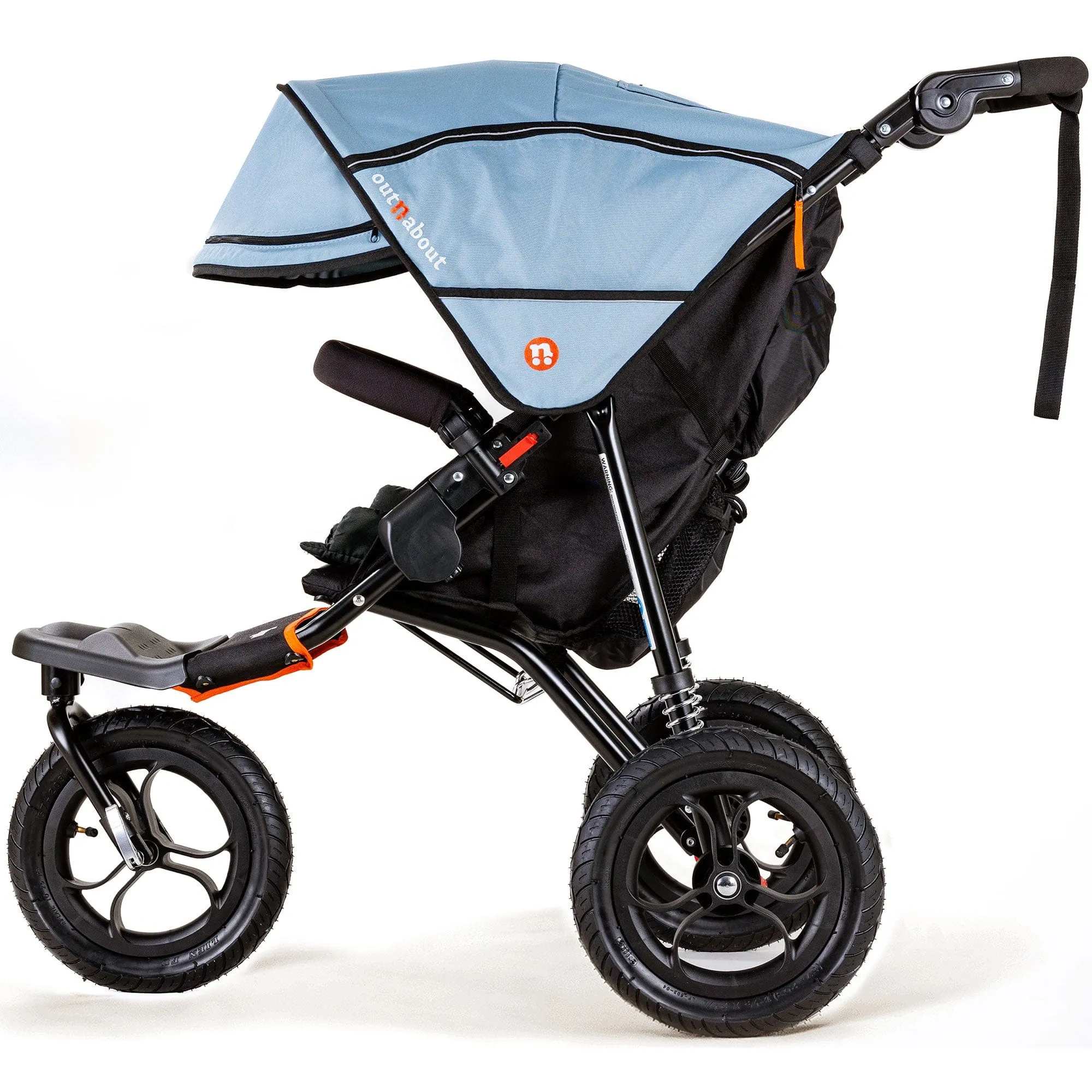 Out n About Nipper Single Comfort Bundle in Rock Salt Grey