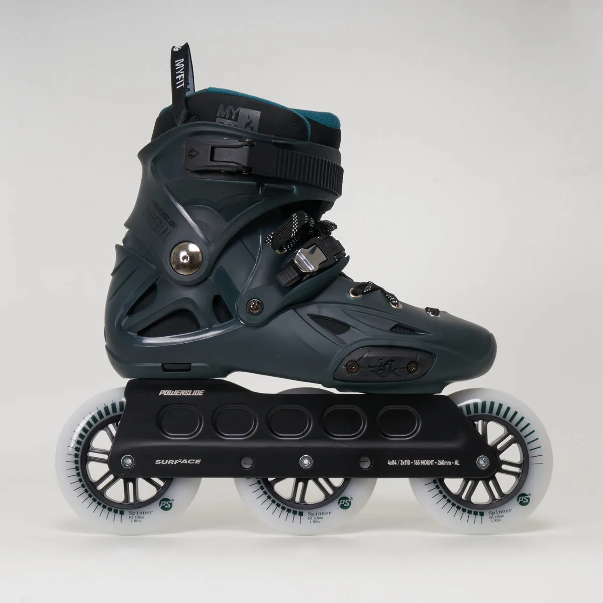 Powerslide Imperial Dark Teal 110 3-Wheel Inline Skates