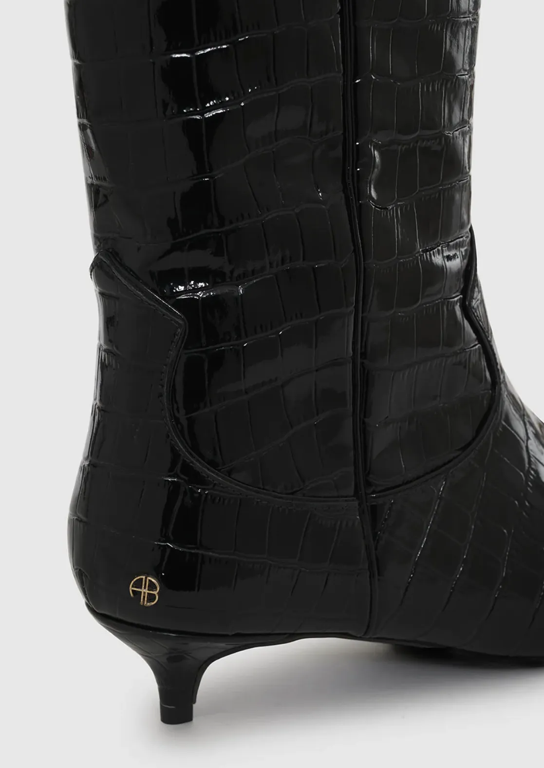 Tall Rae Boots - Black Embossed