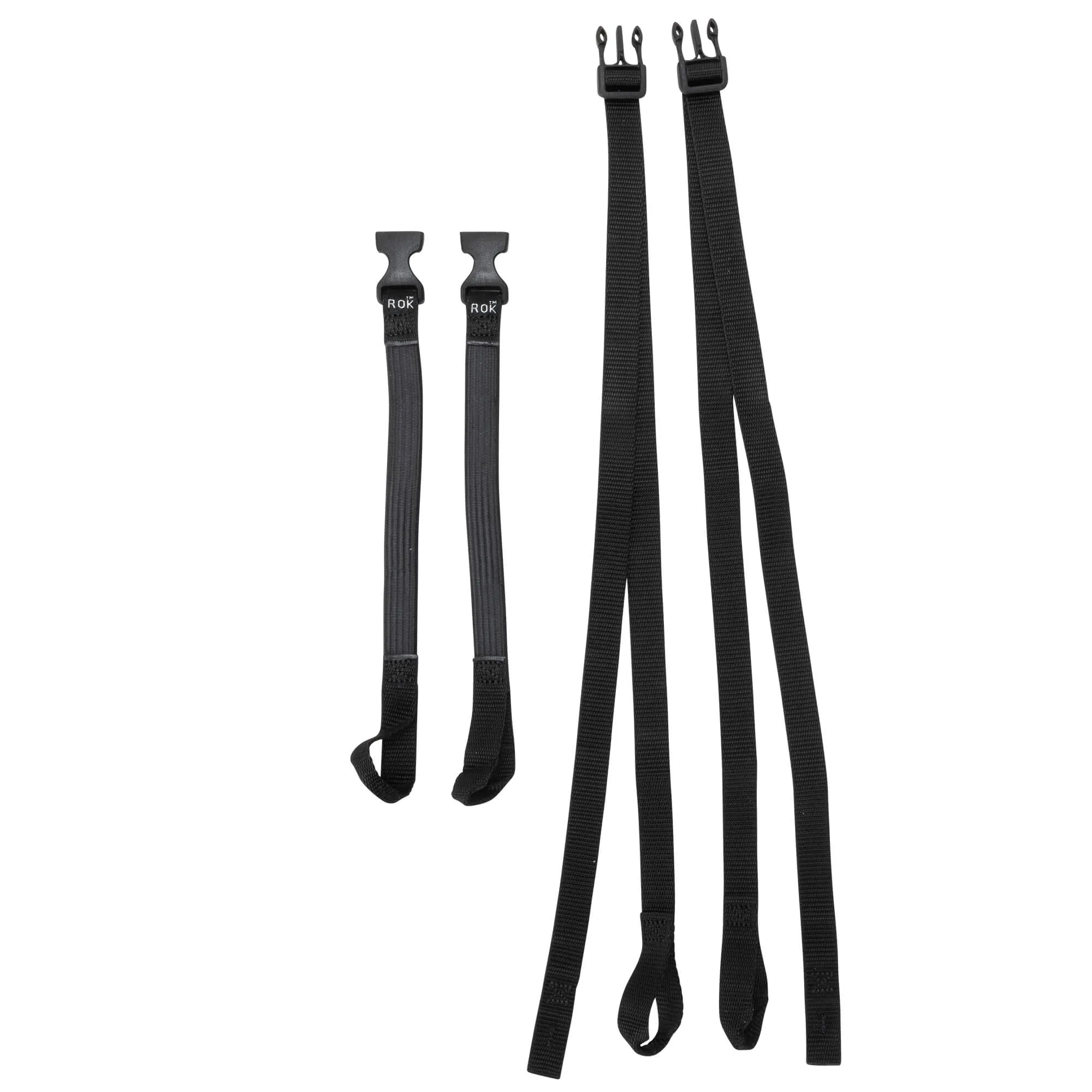 The Ultimate Adjustable Cargo Straps Twin Pack - 12"-42" x 5/8" - Black