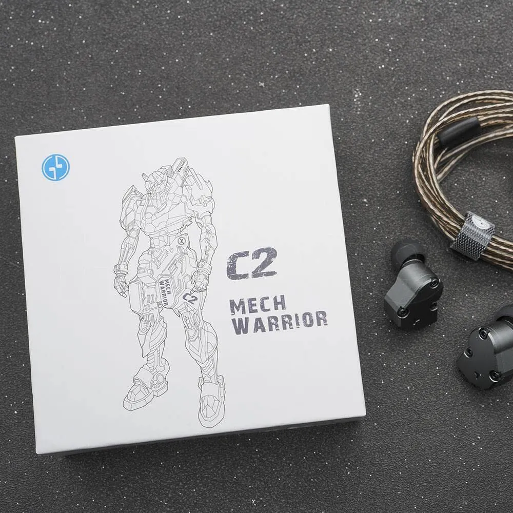 TinHiFi C2 Mech Warrior Newly Developed PU LCP Composite Diaphragm In-Ear Monitors