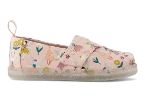 Toddler Alpargata - Ballet Pink Glitter Fairy Garden