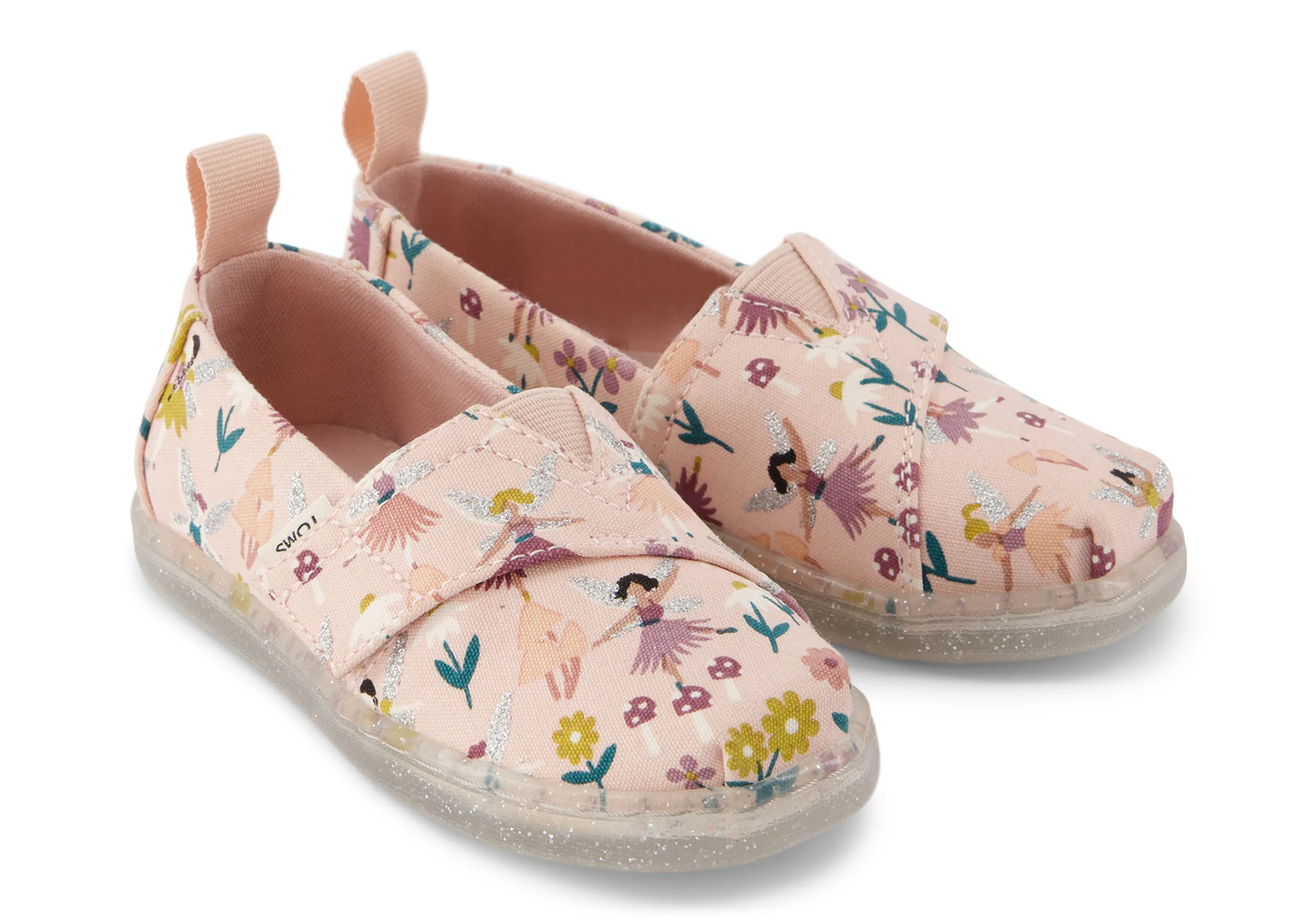 Toddler Alpargata - Ballet Pink Glitter Fairy Garden