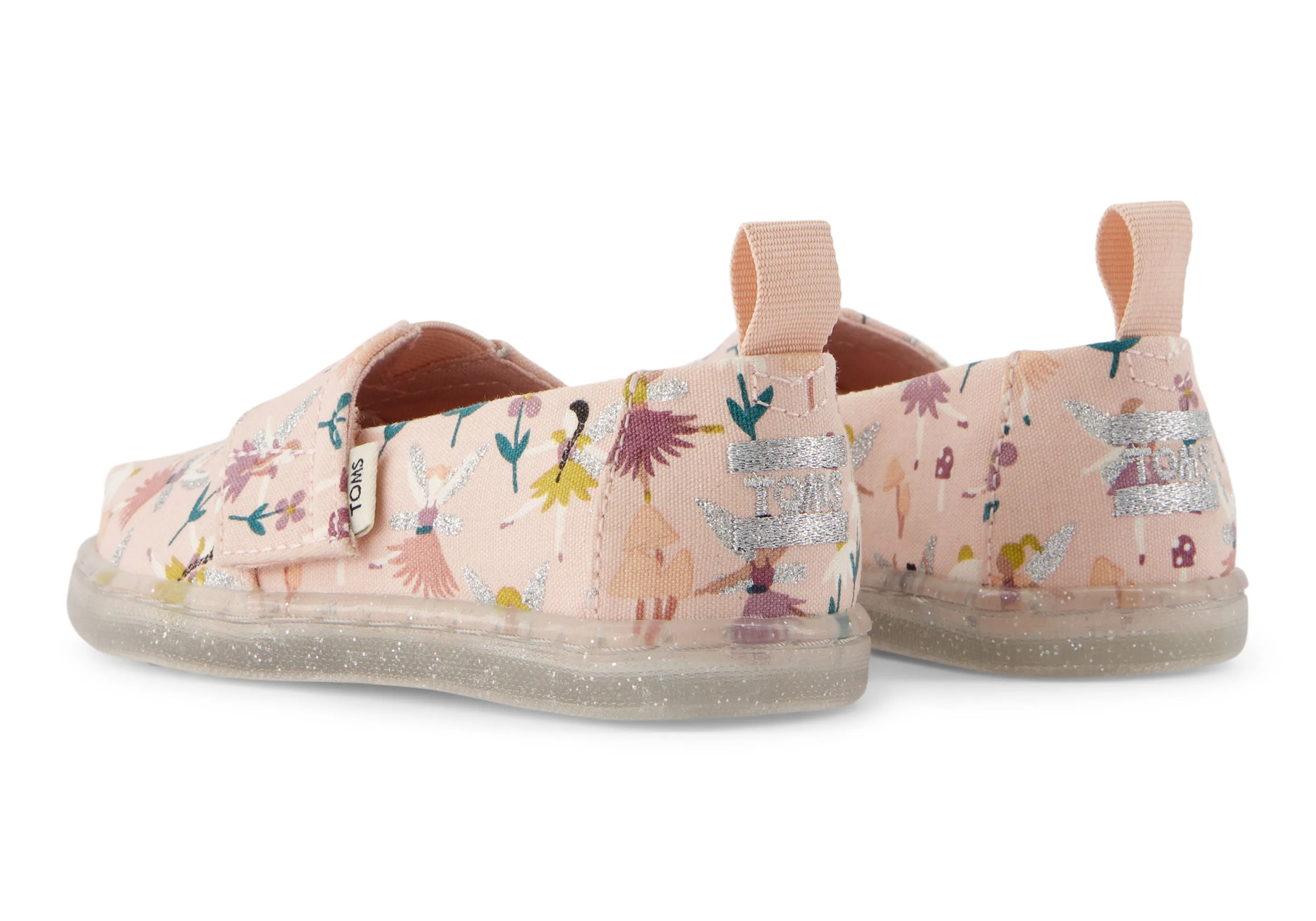 Toddler Alpargata - Ballet Pink Glitter Fairy Garden