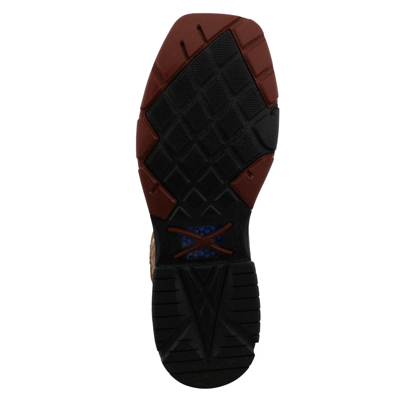 Twisted X Men's Rustic Brown & Lion Tan Western Work Boot MXBAW05