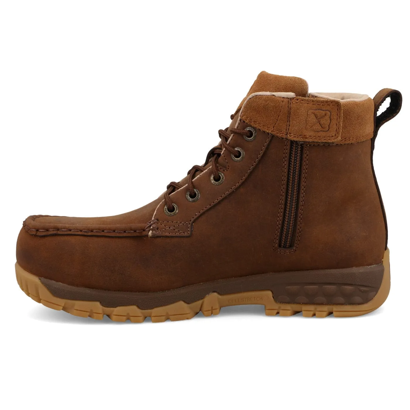 Twisted X Women's Oiled Saddle Work Boot WXCA002