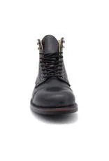 W.M Moorby Men Toe Cap Service Boot (2821) Black