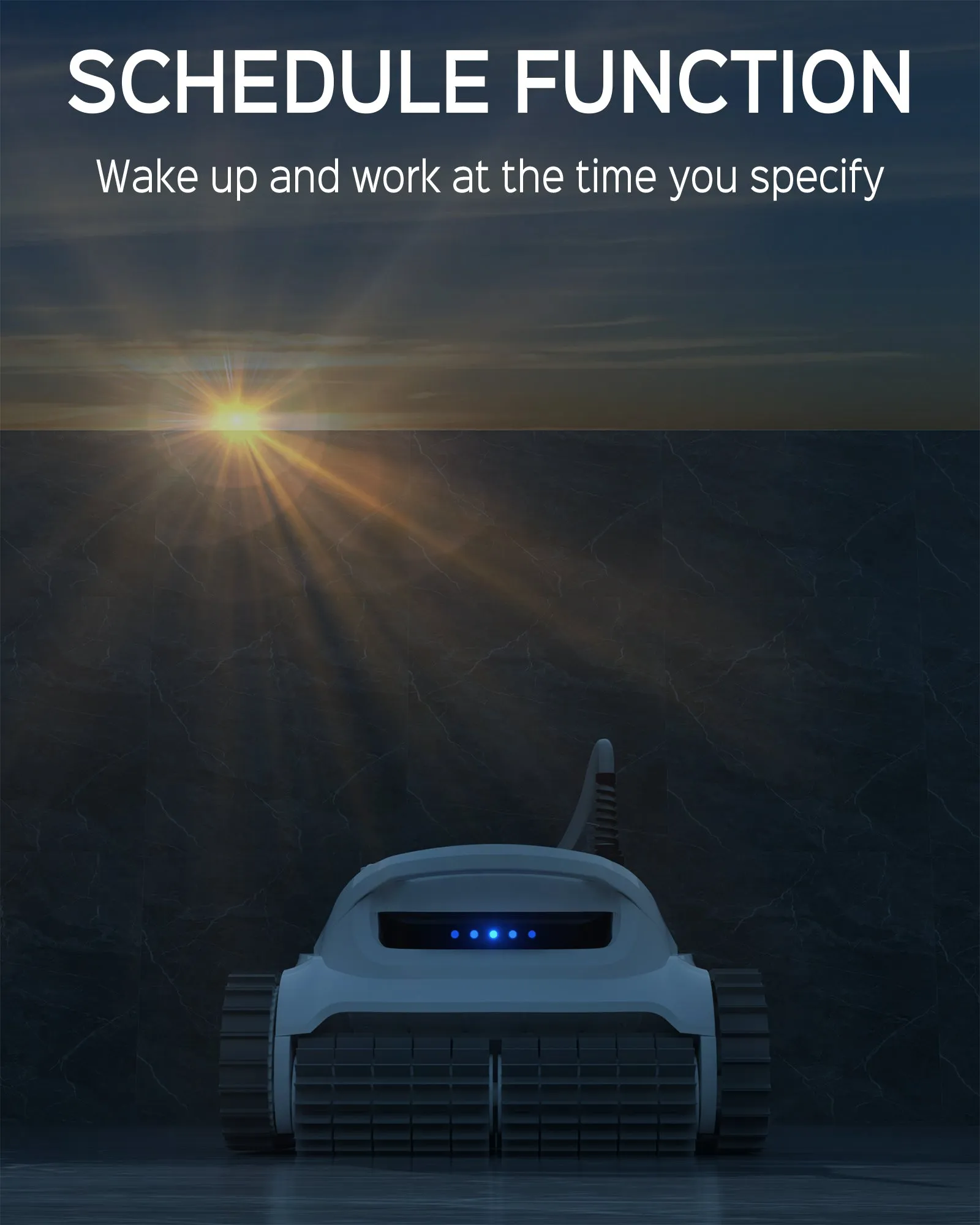 WYBOT M1 Ultra High-end Cordless Robotic Pool Cleaner with Solar Power